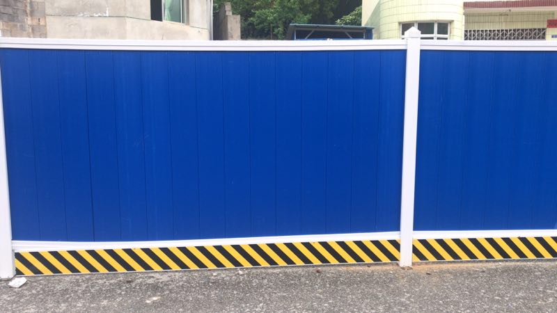 仓山黄家湖工地围挡施工